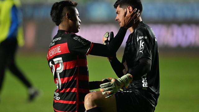 TAÇA LIBERTADORES DA AMÉRICA DE 2024. OITAVAS DE FINAL. JOGO DE VOLTA. FLAMENGO-RJ. BRASIL. CLASSIFICADO. BOLÍVAR. BOLÍVIA. ELIMINADO. QUARTAS DE FINAL. JOGO DE IDA. JOGO DE VOLTA. PRIMEIRA PARTIDA.S EGUNDA PARTIDA. FLAMENGO-RJ. BRASIL. PEÑAROL. URUGUAI.
