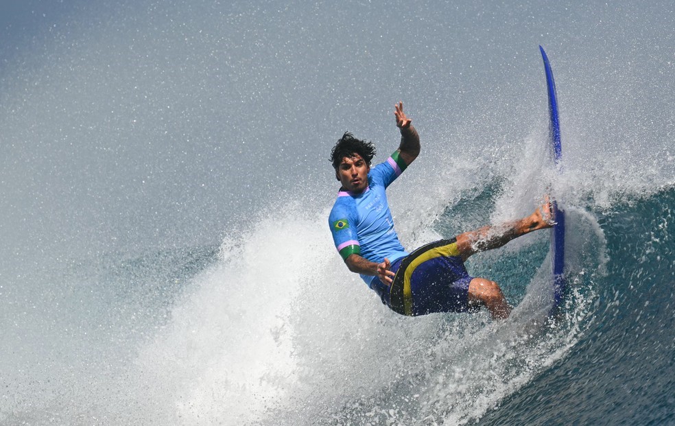 JOGOS OLÍMPICOS. PARIS. 2024. SURFE MASCULINO. MEDALHA DE BRONZE. GABRIEL MEDINA.