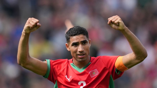 JOGOS OLÍMPICOS DE PARIS. FRANÇA. FUTEBOL MASCULINO. QUARTAS DE FINAL. JOGO ÚNICO. PARTIDA ÚNICA. MARROCOS. CLASSIFICADO. ESTADOS UNIDOS. ELIMINADO. SEMIFINAL. JOGO ÚNICO. PARTIDA ÚNICA. MARROCOS. CONTRA ESPANHA.