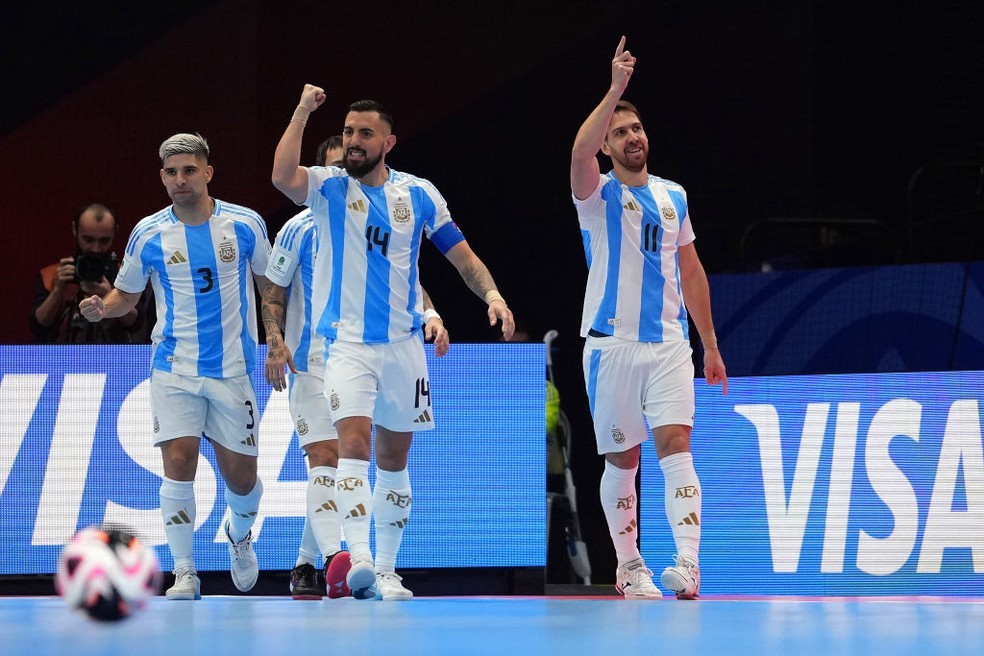 COPA DO MUNDO DE FUTSAL DE 2024. OITAVAS DE FINAL. JOGO ÚNICO. PARTIDA ÚNICA. ARGENTINA. CLASSIFICADA. CROÁCIA. ELIMINADA. QUARTAS DE FINAL. JOGO ÚNICO. PARTIDA ÚNICA. ARGENTINA. CONTRA. CAZAQUISTÃO.