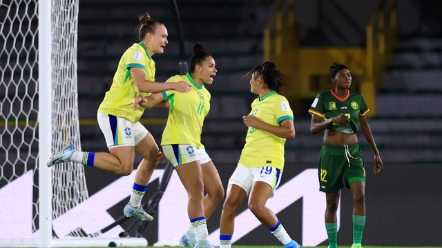COPA DO MUNDO DE FUTEBOL FEMININO SUB-20 DE 2024. OITAVAS DE FINAL. JOGO ÚNICO. PARTIDA ÚNICA. BRASIL. CLASSIFICADO. CAMARÕES. ELIMINADO. QUARTAS DE FINAL. JOGO ÚNICO. PARTIDA ÚNICA. BRASIL. CONTRA. ÁUSTRIA.OU. COREIA DO NORTE.