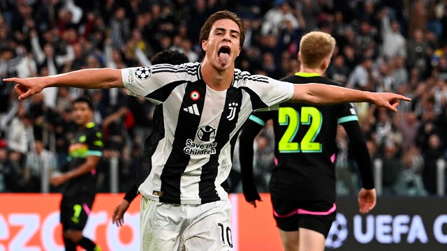 LIGA DOS CAMPEÕES DA EUROPA. TEMPORADA 2024.2025. CHAMPIONS. LEAGUE. PRIMEIRA FASE. PRIMEIRA RODADA. JUVENTUS. ITÁLIA. PSV EINDHOVEN. HOLANDA.