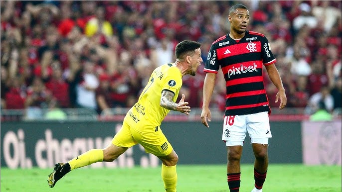 TAÇA LIBERTADORES DA AMÉRICA DE 2024. QUARTAS DE FINAL. JOGO DE IDA. PRIMEIRA PARTIDA. FLAMENGO-RJ. BRASIL. PEÑAROL. URUGUAI.