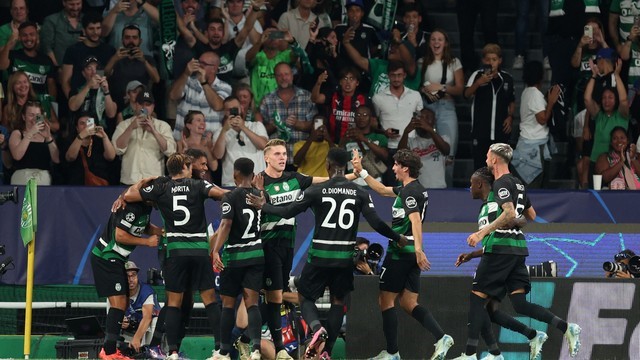 LIGA DOS CAMPEÕES DA EUROPA. TEMPORADA 2024.2025. CHAMPIONS. LEAGUE. PRIMEIRA FASE. PRIMEIRA RODADA. SPORTING. PORTUGAL. LILLE. FRANÇA.