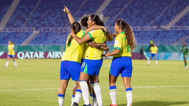 COPA DO MUNDO DE FUTEBOL FEMININO SUB-17 DE 2024. PRIMEIRA FASE. PRIMEIRA RODADA. GRUPO D. BRASIL. ZÂMBIA.