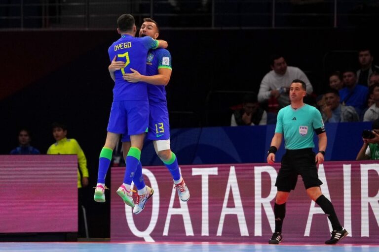COPA DO MUNDO DE FUTSAL DE 2024. SEMIFINAL. JOGO ÚNICO. BRASIL. CLASSIFICADO. UCRÂNIA. ELIMINADA. PARTIDA ÚNICA. FINAL. JOGO ÚNICO. PARTIDA ÚNICA. BRASIL. CONTRA. O VENCEDOR DE ARGENTINA. OU. FRANÇA. DECISÃO DO TERCEIRO LUGAR. QUARTO LUGAR. UCRÂNIA. CONTRA O PERDEDOR DE ARGENTINA. OU. FRANÇA. PARTIDA ÚNICA.