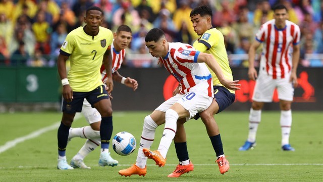 ELIMIANTÓRIAS DA COPA DO MUNDO DE 2026. PRIMEIRA FASE. NONA RODADA. CONMEBOL. CONFEDERAÇÃO SUL-AMERICANA DE FUTEBOL. EQUADOR. PARAGUAI.