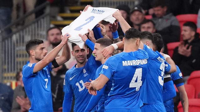 LIGA DAS NAÇÕES DA EUROPA. UEFA. UNIÃO DAS ASSOCIAÇÕES EUROPEIAS DE FUTEBOL. FASE DE GRUPOS. TERCEIRA RODADA. GRUPO 2. LIGA B. INGLATERRA. GRÉCIA.
