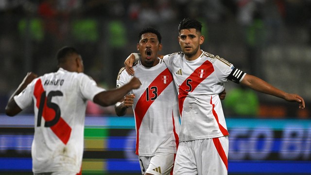 ELIMINATÓRIAS DA COPA DO MUNDO DE 2026. CONMEBOL. CONFEDERAÇÃO SUL-AMERICANA DE FUTEBOL. PRIMEIRA FASE. NONA RODADA. PERU. URUGUAI.