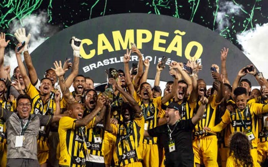 CAMPEONATO BRASILEIRO DA SÉRIE C DE 2024. FINAL. JOGO DE VOLTA. SEGUNDA PARTIDA. VOLTA REDONDA-RJ. CAMPEÃO. ATHLETIC-MG. VICE-CAMPEÃO.