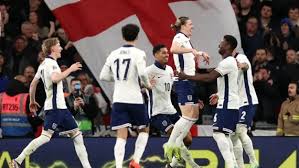 LIGA DAS NAÇÕES DA UEFA. UNIÃO DAS ASSOCIAÇÕES EUROPEIAS DE FUTEBOL. PRIMEIRA FASE. LIGA B. SEXTA RODADA. INGLATERRA. PRIMEIRO COLOCADO. ACESSO PARA À LIGA A. IRLANDA. ELIMINADA. TERCEIRA COLOCADA.
