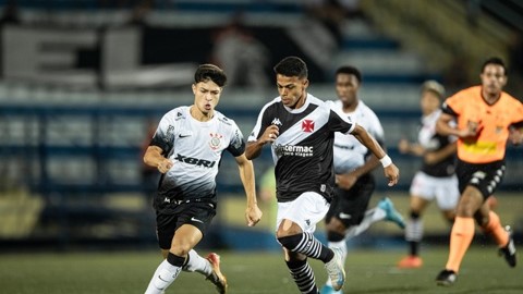 COPA SÃO PAULO DE FUTEBOL JÚNIOR DE 2025. QUARTAS DE FINAL. JOGO ÚNICO. PARTIDA ÚNICA. CORINTHIANS-SP. CLASSIFICADO. VASCO-RJ. ELIMINADO. SEMIFINAL. JOGO ÚNICO. PARTIDA ÚNICA. CORINTHIANS-SP. CONTRA. GRÊMIO-RS.