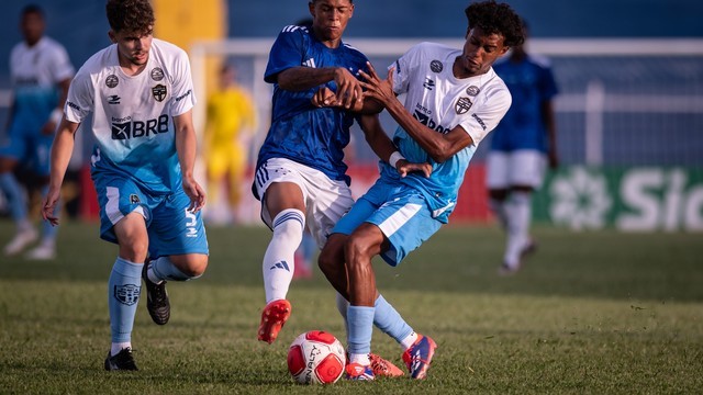 COPA SÃO PAULO DE FUTEBOL JÚNIOR DE 2025. PRIMEIRA FASE. PRIMEIRA RODADA. GRUPO 13. CRUZEIRO-MG. REAL BRASÍLIA-DF.