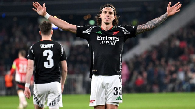 CHAMPIONS LEAGUE. LIGA DOS CAMPEÕES DA EUROPA. TEMPORADA 2024.2025. OITAVAS DE FINAL. JOGO DE IDA. PRIMEIRA PARTIDA. PRIMEIRO JOGO. PSV EINDHOVEN. HOLANDA. ARSENAL. INGLATERRA.