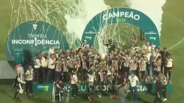 CAMPEONATO MINEIRO DE 2025. TROFÉU INCONFIDÊNCIA DE 2025. FINAL. JOGO DE VOLTA. SEGUNDO JOGO. SEGUNDA PARTIDA. ATHLETIC-MG. CAMPEÃO. 2024. 2025. BICAMPEÃO. UBERLÂNDIA-MG. VICE-CAMPEÃO.