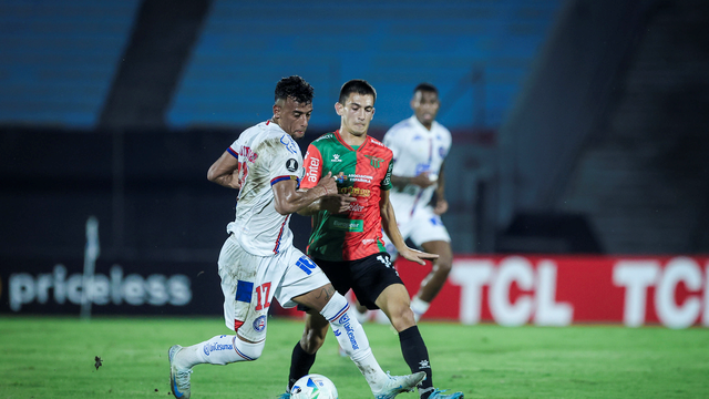 TAÇA LIBERTADORES DA AMÉRICA DE 2025. TERCEIRA FASE. JOGO DE IDA. PRIMEIRO JOGO. PRIMEIRA PARTIDA. BOSTON RIVER. URUGUAI. BAHIA-BA. BRASIL.