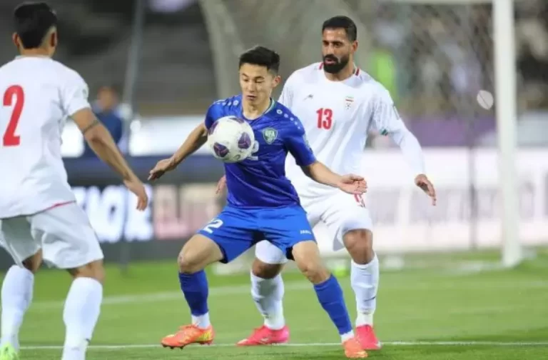 ELIMINATÓRIAS DA ÁSIA. CONFEDERAÇÃO ASIÁTICA DE FUTEBOL. AFC. TERCEIRA FASE. OITAVA RODADA. GRUPO A. IRÃ. CLASSIFICADO. PARA COPA DO MUNDO DE 2026. UZBEQUISTÃO.