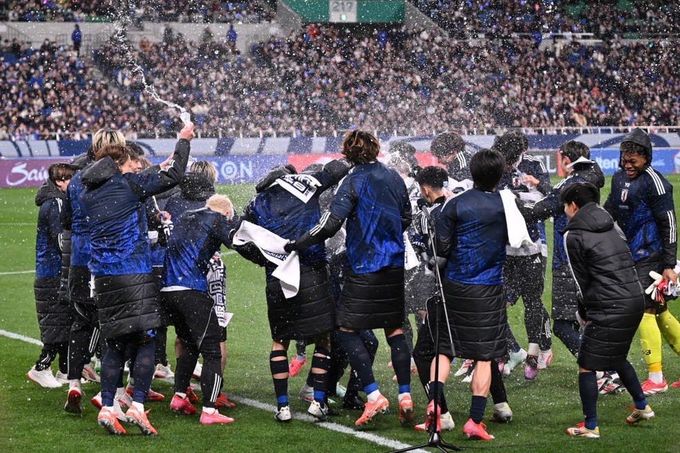 ELIMINATÓRIAS DA ÁSIA PARA COPA DO MUNDO DE 2026. TERCEIRA FASE. SÉTIMA RODADA. GRUPO C. JAPÃO. CLASSIIFCADO. BAHREIN. CONFEDERAÇÃO ASIÁTICA DE FUTEBOL. AFC.