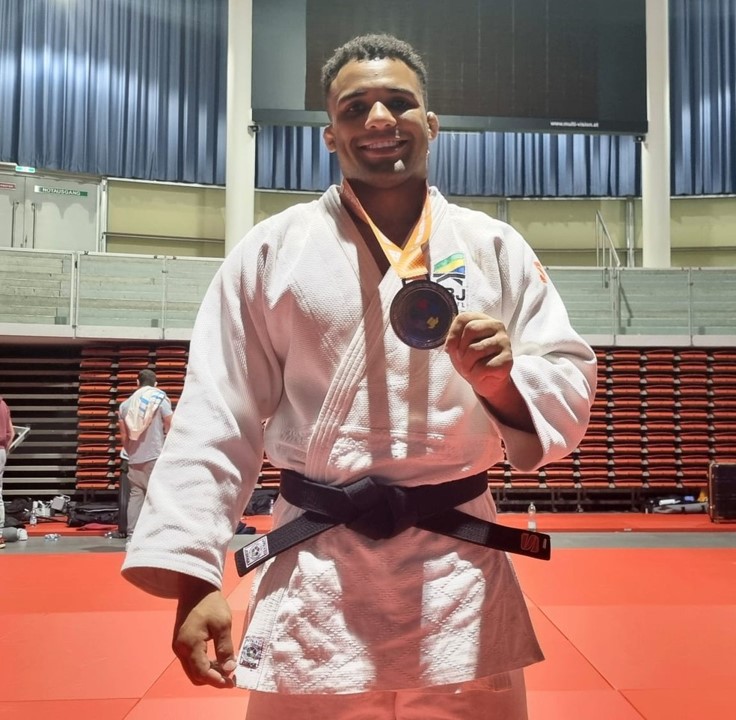 MARCELO GOMES. MEDALHA DE BRONZE. LINZ. ÁUSTRIA.