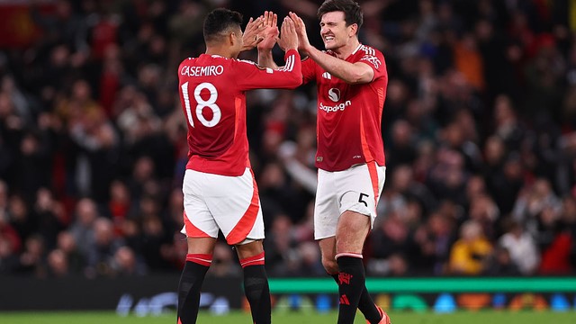 LIGA EUROPA. TEMPORADA 2024.2025. QUARTAS DE FINAL. JOGO DE VOLTA. SEGUNDA PARTIDA. SEGUNDO JOGO. MANCHESTER UNITED. INGLATERRA. CLASSIFICADO. LYON. FRANÇA. ELIMINADO. SEMIFINAL. MANCHESTER UNITED. INGLATERRA. CONTRA. ATHLETIC BILBAO. ESPANHA.