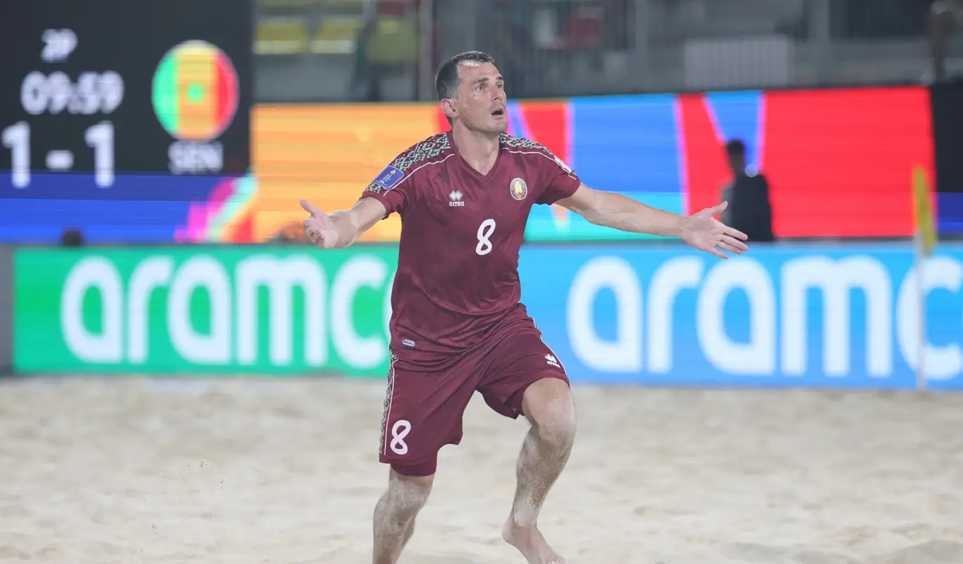 COPA DO MUNDO DE BEACH SOCCER. FUTEBOL DE AREIA. 2025. SEDE. SEICHELES. FIFA. FEDERAÇÃO INTERNACIONAL DAS ASSOCIAÇÕES DE FUTEBOL. SEMIFINAL. JOGO ÚNICO. PARTIDA ÚNICA. BELARUS. CLASSIFICADO. SENEGAL. ELIMINADO. DECISÃO DO TERCEIRO COLOCADO. QUARTO COLOCADO. JOGO ÚNICO. PARTIDA ÚNICA. PORTUGAL. CONTRA. SENEGAL. FINAL. JOGO ÚNICO. PARTIDA ÚNICA. BRASIL. CONTRA BELARUS.