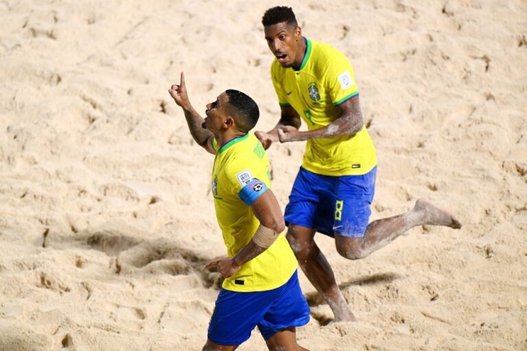 COPA DO MUNDO DE FUTEBOL DE AREIA. BEACH SOCCER. 2025. SEYCHELLES. SEDE. FIFA. FEDERAÇÃO INTERNACIONAL DAS ASSOCIAÇÕES DE FUTEBOL. PRIMEIRA FASE. GRUPO D. PRIMEIRA RODADA. BRASIL. EL SALVADOR.