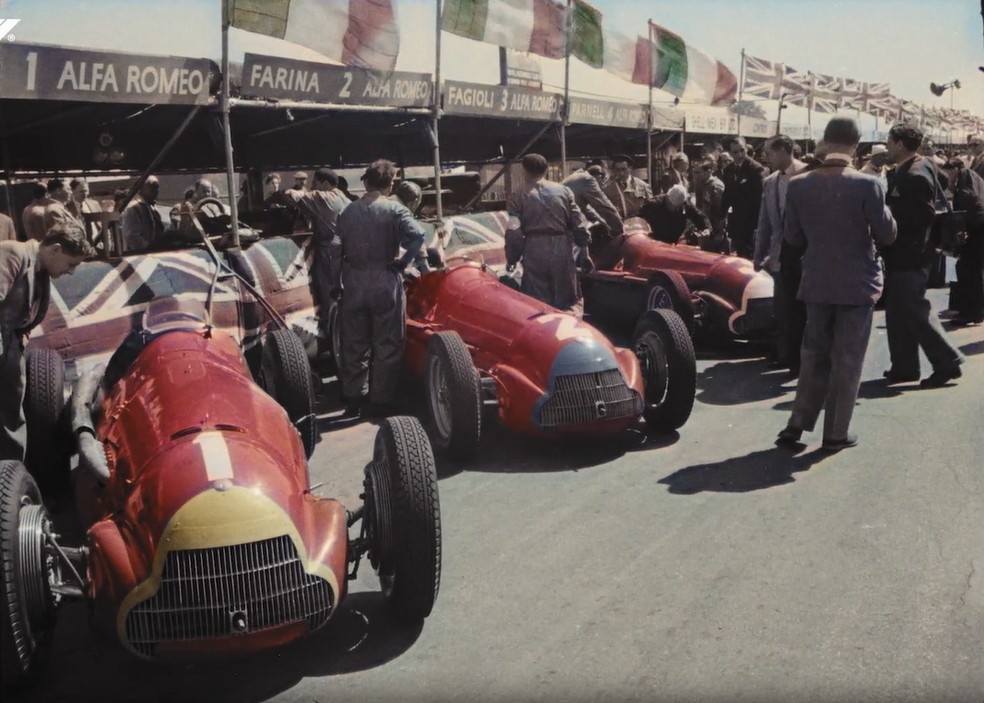 FÓRMULA 1. 75 ANOS. 13 DE MAIO DE 1950. SILVERSTONE. INGLATERRA. ALFA ROMEO.