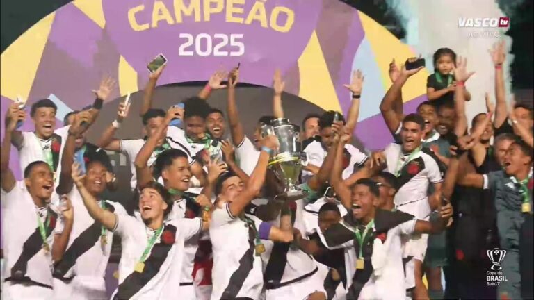 COPA DO BRASIL SUB-17. FINAL. JOGO ÚNICO. PARTIDA ÚNICA. VASCO-RJ. CAMPEÃO. BAHIA-BA. VICE-CAMPEÃO.