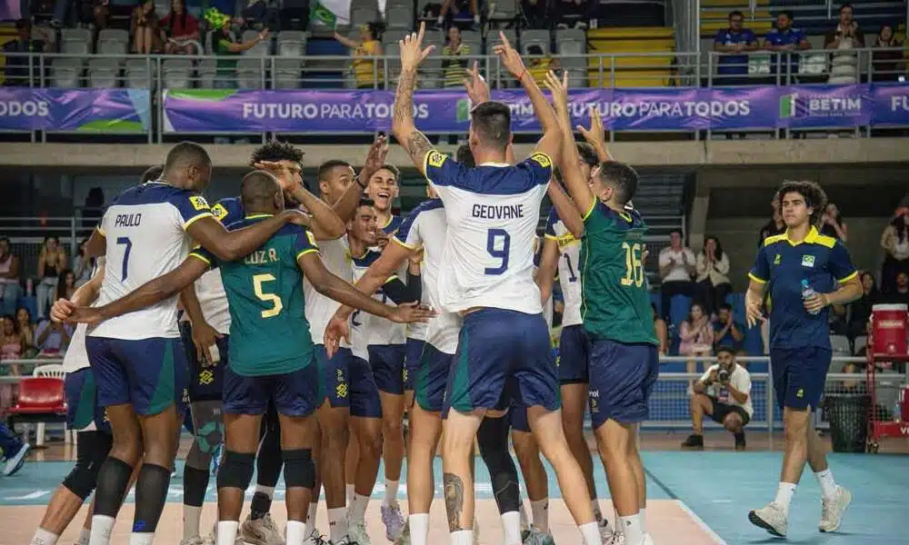 PRIMEIRA COPA AMÉRICA DE VÔLEI MASCULINO DE 2025. TURNO ÚNICO. MINAS GERAIS. BETIM. GINÁSIO DIVINO BRAGA. BRASIL. CAMPEÃO. ARGENTINA.