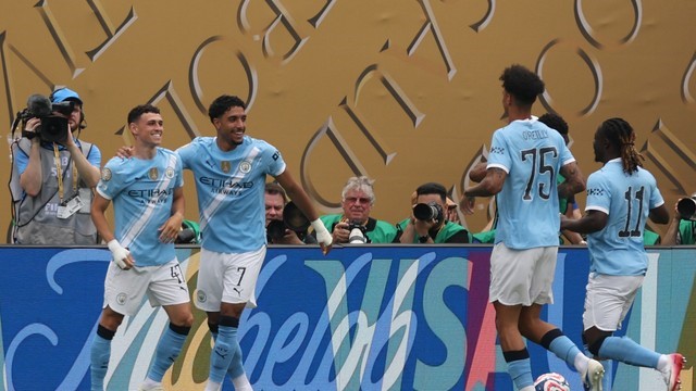 COPA DO MUNDO DE CLUBES DA FIFA. FEDERAÇÃO INTERNACIONAL DAS ASSOCIALÇÕES DE FUTEBOL MUNDIAL DE CLUBES. 2025. PRIMEIRA FASE. PRIMEIRA RODADA. GRUPO G. MANCHESTER CITY. INGLATERRA. WYDAD CASABLANCA. MARROCOS.