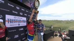 SURFE. CIRCUITO MUNDIAL. ETAPA DE TRESTLES. CALIFÓRNIA. ESTADOS UNIDOS. YAGO DORA. BRASIL. CAMPEÃO. WSL. LIGA MUNDIAL DE SURFE.