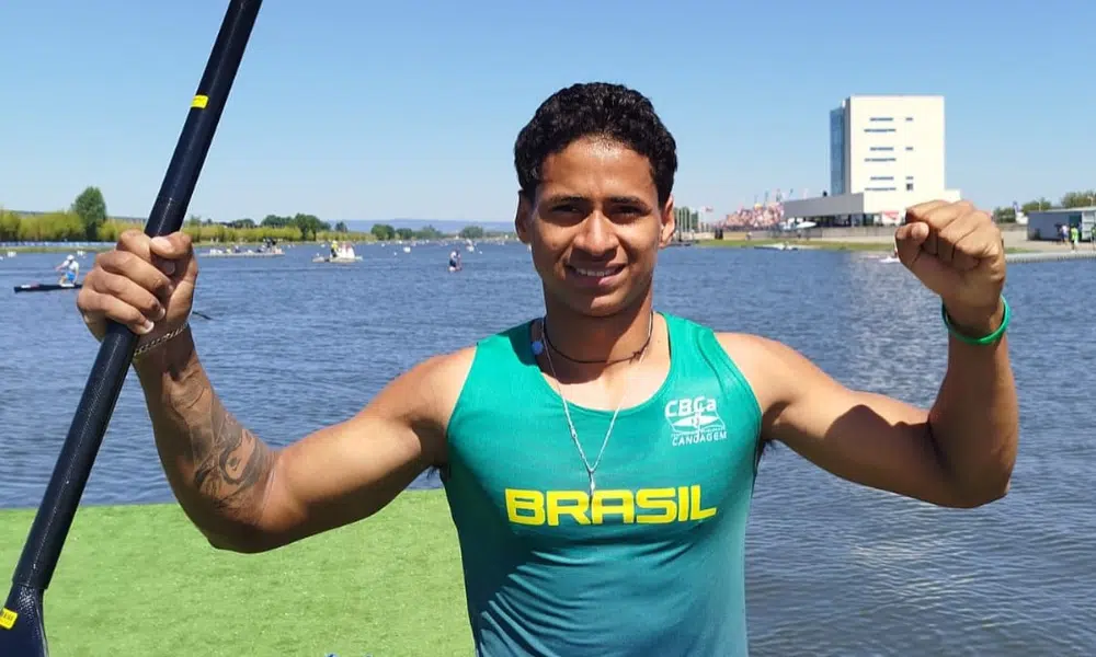 LUCAS SANTOS. BRASIL. CAMPEÃO MUNDIAL. CANOAGEM. VELOCIDADE. C1 500 METROS.