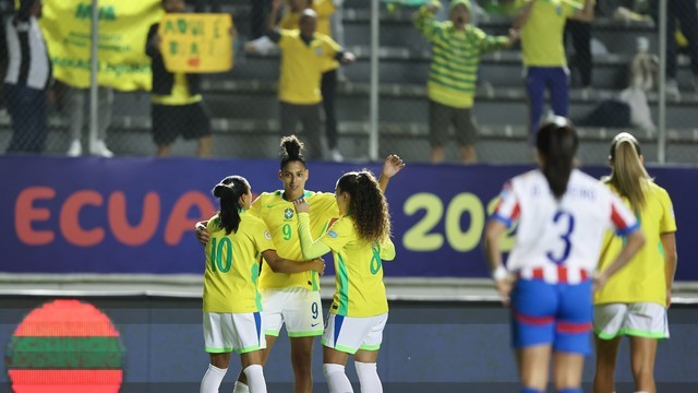 COPA DO MUNDO DE FUTEBOL FEMININO DE 2025. SEDE. EQUADOR. PRIMEIRA FASE. QUARTA RODADA. BRASIL. PARAGUAI. GRUPO B.