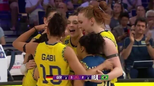 LIGA DAS NAÇÕES DE VÔLEI FEMININO. QUARTAS DE FINAL. JOGO ÚNICO. PARTIDA ÚNICA. BRASIL. CLASSIFICADO. ALEMANHA. ELIMINADA. SEMIFINAL. BRASIL. CONTRA. JAPÃO. JOGO ÚNICO. PARTIDA ÚNICA.