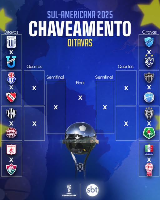 COPA SUL-AMERICANA D E2025. OITAVAS DE FINAL.