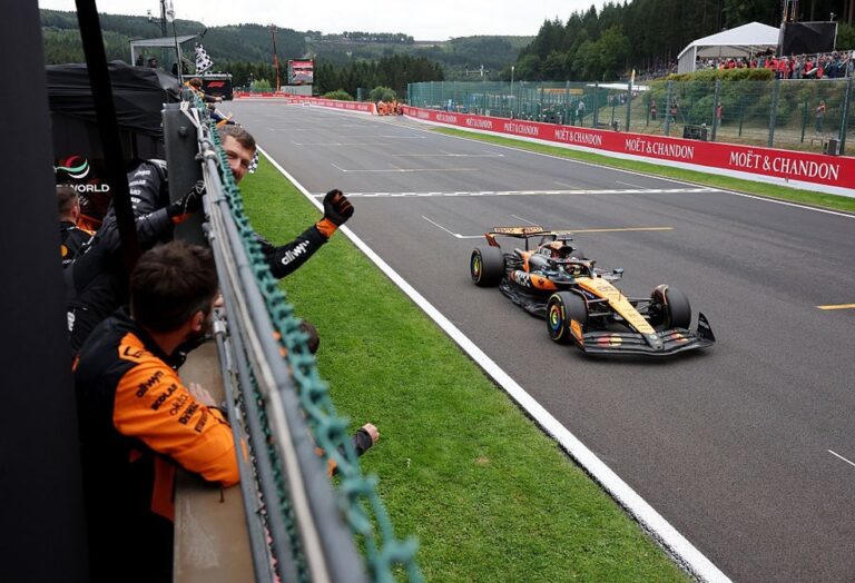 FÓRMULA 1. ÓSCAR PIASTRI. MCLAREN. GRANDE PRÊMIO DA BÉLGICA. SPA-FRANCORCHAMPS.