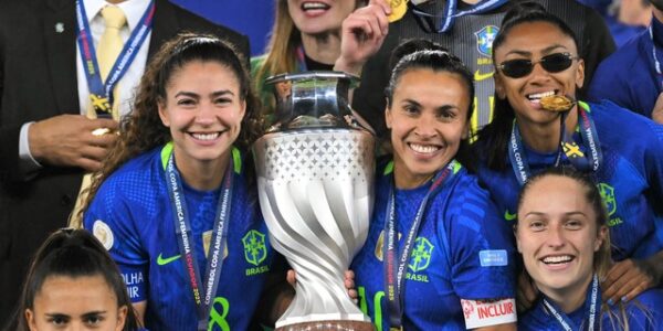 COPA AMÉRICA DE FUTEBOL FEMININO. SEDE. EQUADOR. 2025. FINAL. JOGO ÚNICO. PARTIDA ÚNICA. BRASIL. CAMPEÃO. NONA VEZ. ENEACAMPEÃO. 1991. 1995. 1998. 2003. 2010. 2014. 2018. 2022. 2025. COLÔMBIA. VICE-CAMPEÃ.