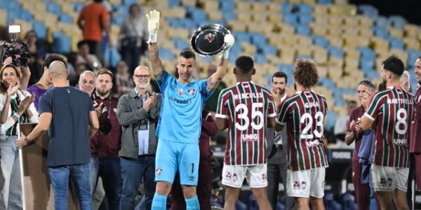 COPA SUL-AMERICANA DE 2025. JOGO DE VOLTA. SEGUNDO JOGO. SEGUNDA PARTIDA. OITAVAS DE FINAL. FLUMINENSE-RJ. BRASIL. CLASSIFICADO. AMÉRICA DE CALI. COLôMBIA. ELIMINADO.