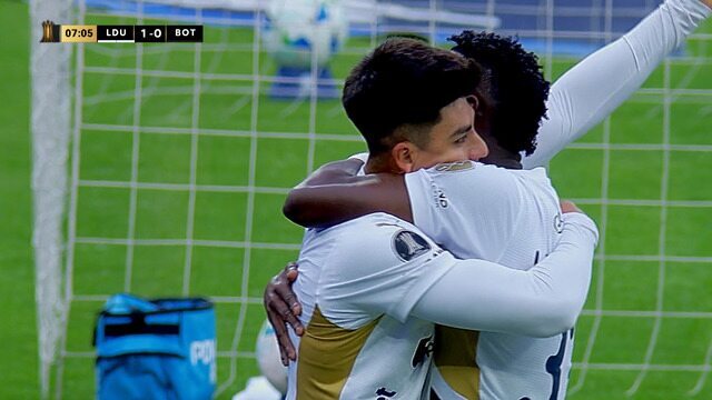 TAÇA LIBERTADORES DA AMÉRICA DE 2025. OITAVAS DE FINAL. JOGO DE VOLTA. SEGUNDA PARTIDA. SEGUNDO JOGO. LDU. LIGA DEPORTIVA UNIVERSITÁRIA DE QUITO. EQUADOR. CLASSIFICADO. BOTAFOGO-RJ. BRASIL. ELIMINADO. QUARTAS DE FINAL. PRIMEIRO JOGO. JOGO DE IDA. PRIMEIRA PARTIDA. JOGO DE VOLTA. SEGUNDA PARTIDA. SEGUNDO JOGO. LDU. LIGA DEPORTIVA UNIVERSITÁRIA DE QUITO. EQUADOR. CONTRA. SÃO PAULO-SP. BRASIL.