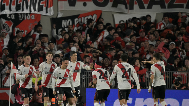 TAÇA LIBERTADORES DA AMÉRICA DE 2025. OITAVAS DE FINAL. JOGO DE VOLTA. SEGUNDA PARTIDA. SEGUNDO JOGO. RIVER PLATE. ARGENTINA. CLASSIFICADO. LIBERTAD. PARAGUAI. ELIMINADO. QUARTAS DE FINAL. PRIMEIRO JOGO. PRIMEIRA PARTIDA. JOGO DE IDA. JOGO DE VOLTA. SEGUNDA PARTIDA. SEGUNDO JOGO. PALMEIRAS-SP. BRASIL. RIVER PLATE. ARGENTINA.