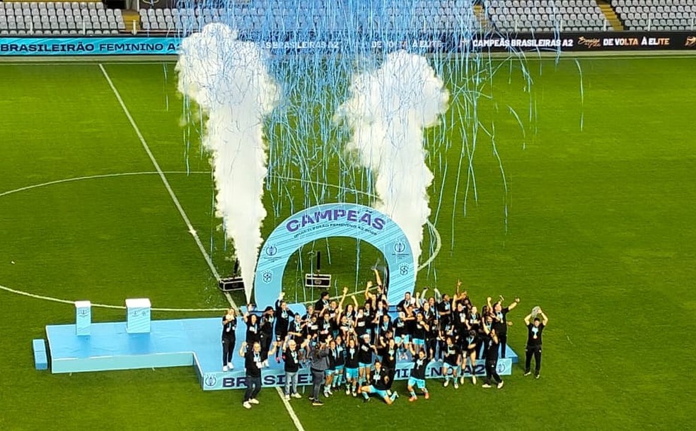 CAMPEONATO BRASILEIRO DE FUTEBOL FEMININO DA SÉRIE A2 DE 2025. FINAL. JOGO DE VOLTA. SEGUNDO JOGO. SEGUNDA PARTIDA. SANTOS-SP. CAMPEÃO. BOTAFOGO-RJ. VICE-CAMPEÃO.