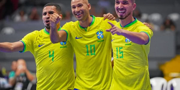 COPA DAS NAÇÕES DE FUTSAL DE 2025. PRIMEIRA FASE. PRIMEIRA RODADA. GRUPO A. BRASIL. POLÔNIA.