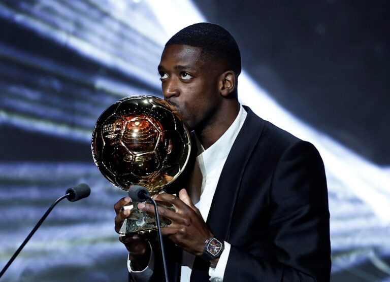 MELHOR. 2025. BOLA DE OURO. DEMBÉLÉ. PARIS SAINT-GERMAIN. FRANÇA.
