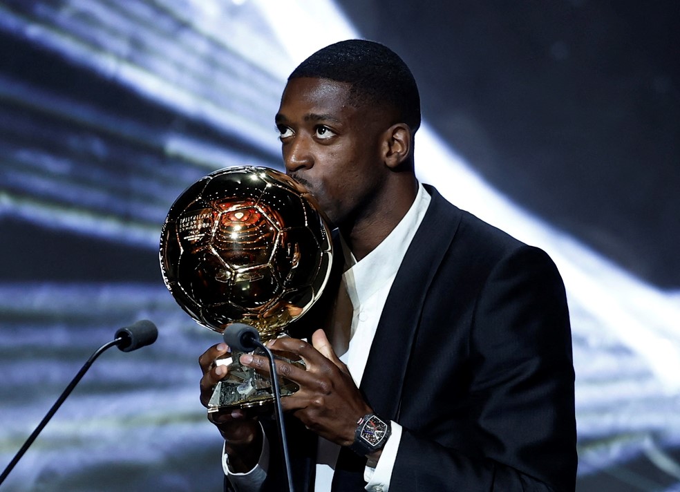 MELHOR. 2025. BOLA DE OURO. DEMBÉLÉ. PARIS SAINT-GERMAIN. FRANÇA.