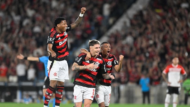 TAÇA LIBERTADORES DA AMÉRICA DE 2025. QUARTAS DE FINAL. PRIMEIRO JOGO. JOGO DE IDA. PRIMEIRA PARTIDA. FLAMENGO-RJ. BRASIL. ESTUDIANTES DE LA PLATA. ARGENTINA.