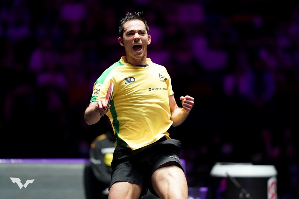 TÊNIS. WORLD TABLE TENNIS. TÊNIS DE MESA MUNDIAL. OITAVAS DE FINAL.HUGO CALDERANO. BRASIL. CLASSIFICADO. DANG DIU. CHINA. ELIMINADO.