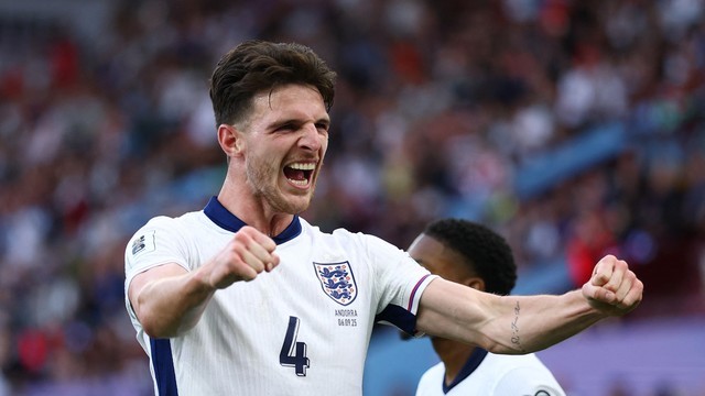 ELIMINATÓRIAS DA EUROPA. UEFA. UNIÃO DAS ASSOCIAÇÕES EUROPEIAS DE FUTEBOL. COPA DO MUNDO DE 2026. PRIMEIRA FASE. FASE DE GRUPOS. GRUPO K. INGLATERRA. ANDORRA.