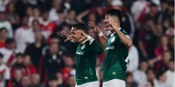 TAÇA LIBERTADORES DA AMÉRICA DE 2025. QUARTAS DE FINAL. JOGO DE IDA. PRIMEIRO JOGO. PRIMEIRA PARTIDA. RIVER PLATE. ARGENTINA. PALMEIRAS-SP. BRASIL.