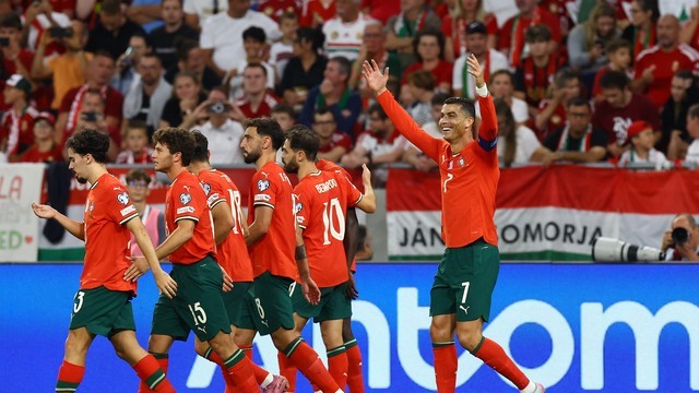 ELIMINATÓRIAS DA EUROPA. UEFA. UNIÃO DAS ASSOCIAÇÕES EUROPEIAS DE FUTEBOL. COPA DO MUNDO DE 2026. PRIMEIRA FASE. FASE DE GRUPOS. GRUPO F. SEGUNDA RODADA. PORTUGAL. HUNGRIA.