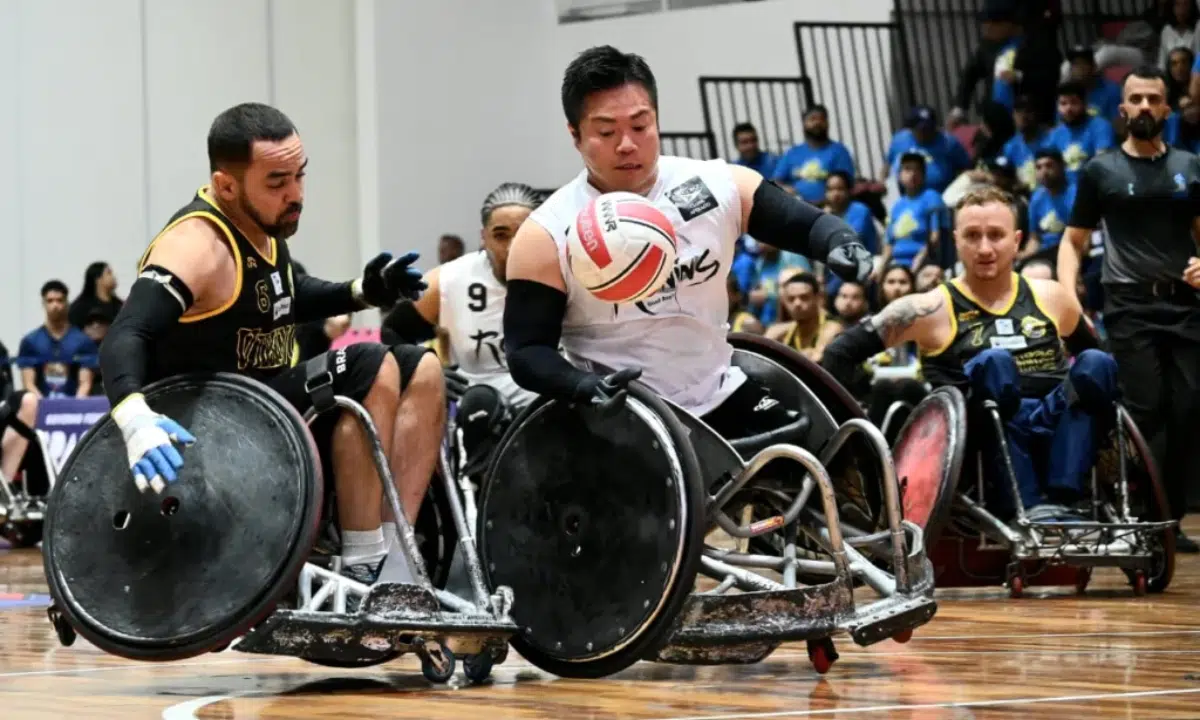 CAMPEONATO BRASILEIRO DE RUGBY. CADEIRA DE RODAS. RUNNIS. CAMPEÃO. SANTER VINKINGS. VICE-CAMPEÃO.